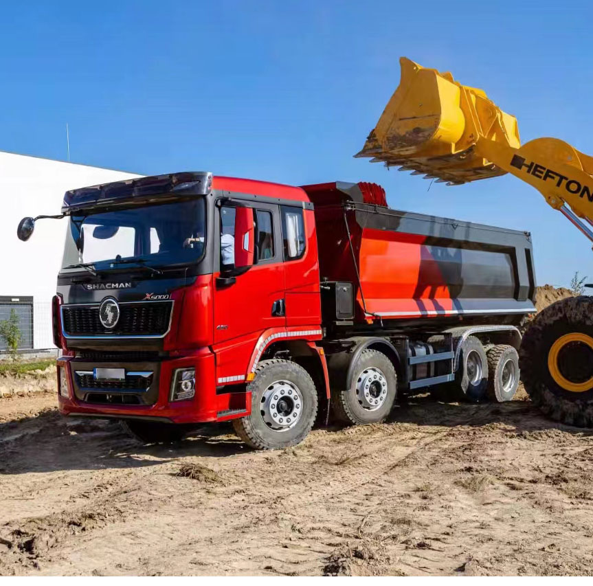 SHACMAN X3000 8x4 Dump truck U-shaped bucket